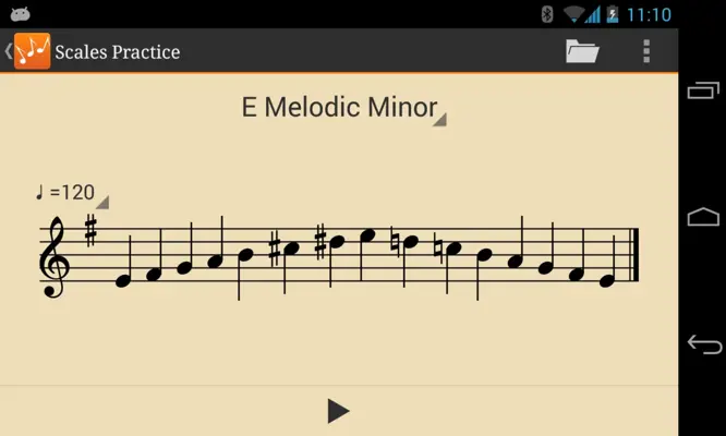 Scales Practice android App screenshot 2