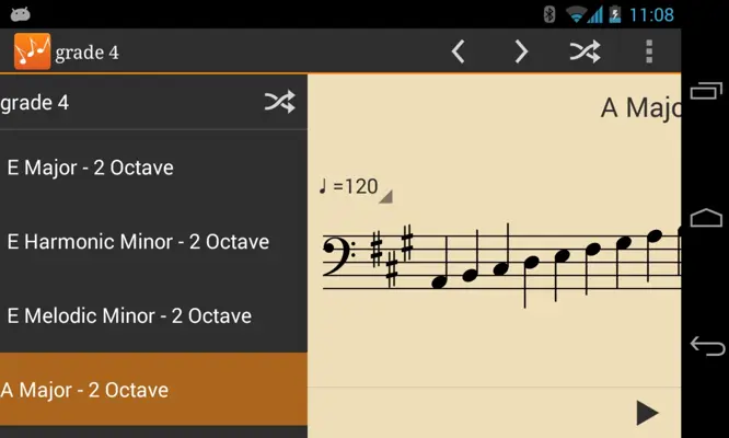 Scales Practice android App screenshot 4